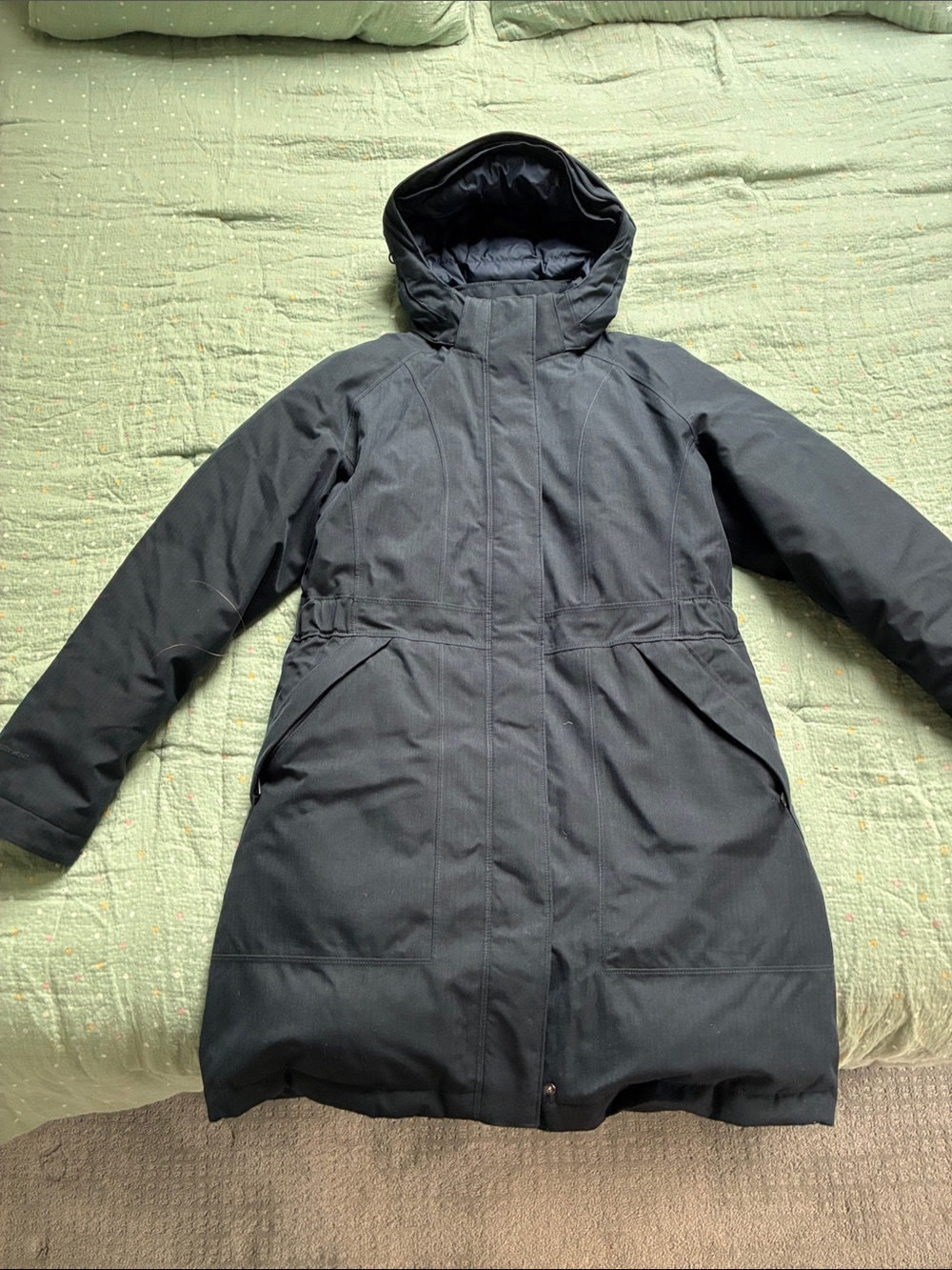 Women's North Face navy parka